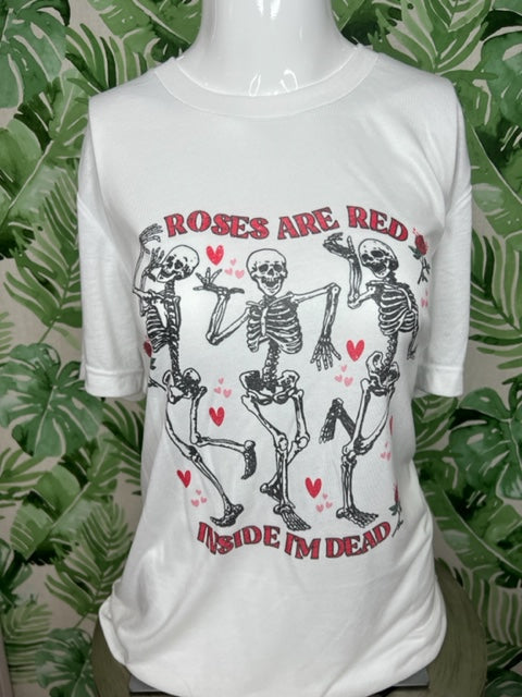 Roses Are Red Graphic Tee