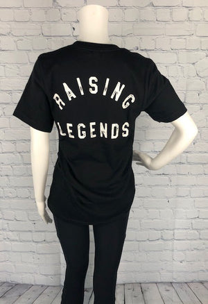 Tops for $28, graphic, graphic tee, raising legends tee, tee, women, women clothing, womens clothes, womens clothing, womens graphic tee